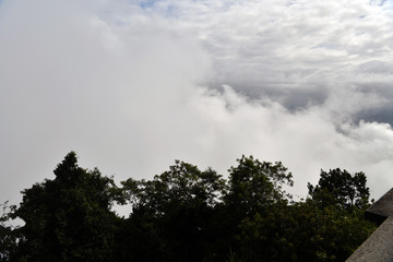 panoramic views of Rio de Janeiro from the observation deck near the monument to Christ