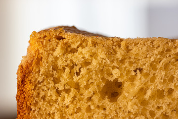 homemade french brioche close-up