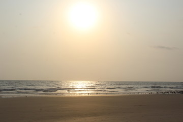 A Beautiful Beach. I clicked picture before 5 min of sunset.