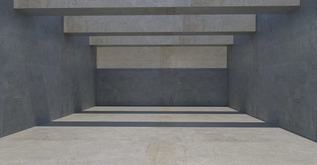  simple concrete wall 3d image