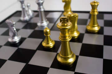 chess board business concept  strategy