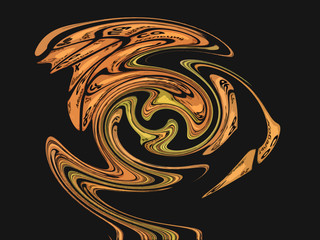 Spiral abstract modern art spinning paint centered color splash background