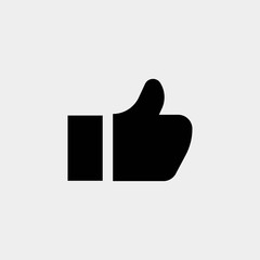 thumbs up like vector icon