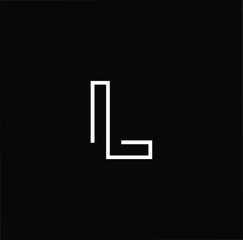 Initial based modern and minimal Logo. L LL letter trendy fonts monogram icon symbol. Universal professional elegant luxury alphabet vector design