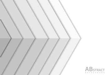 Abstract white overlap background with copy space for text.