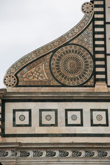 Architectonic heritage in the old town of Florence