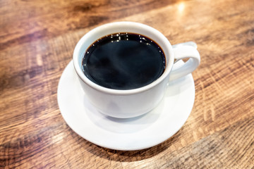 A Cup and Saucer of Coffee