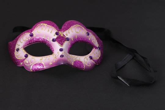 Purple arnival mask