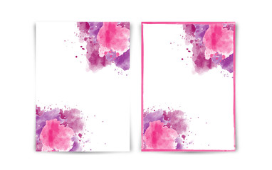 Watercolor Background Card