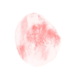 Abstract red paint spot brushes