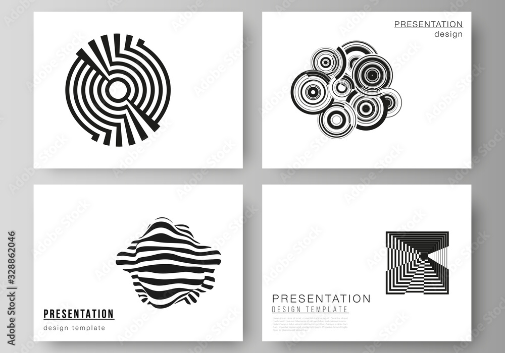 Poster the minimalistic abstract vector illustration layout of the presentation slides design business temp