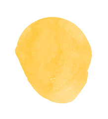 Beautiful circle yellow brush background