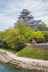 Fototapeta na wymiar Okayama Castle in Okayama city, Japan