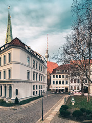 Obraz premium Berlin Nikolaiviertel