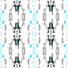 Batik, Hand Drawn. Paint Texture Seamless 