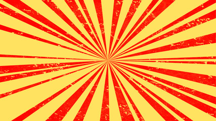 Retro background with rays