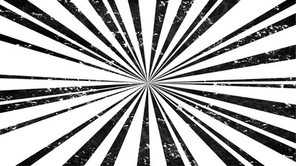 Abstract retro background with rays. Vintage sunburst effect