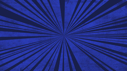 Abstract blue background with rays of light