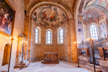 Fototapeta na wymiar St. George's Basilica in Prague Castle, Prague, Czech Republic