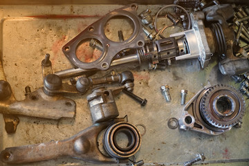 Auto parts sprocket shaft, gear