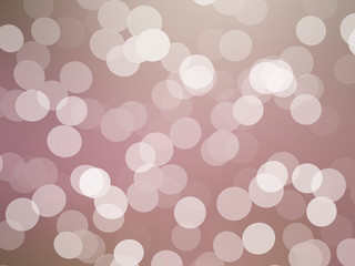 Abstract white bokeh on red orange color for background.