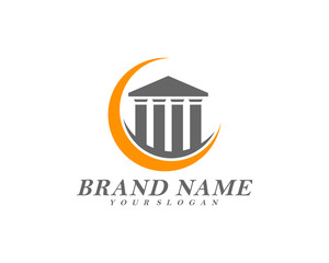 Creative government building logo template vector, Icon symbol