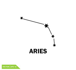 Zodiac icon vector logo template