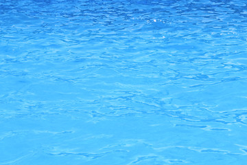 Blue Water Background. Water surface texture. Blue water ripple surface