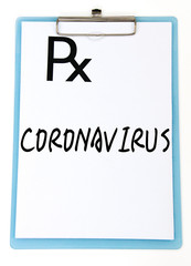 COVID-19 write on Prescription note