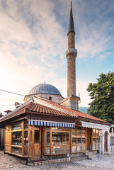 Mosque in the old town of Sarajevo