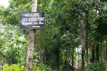 Direction to Bangladesh border view point 