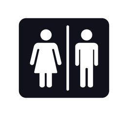 People icon ,toilet sign vector logo template