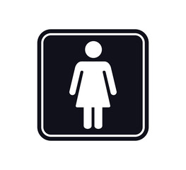 People icon ,toilet sign vector logo template