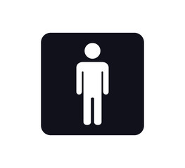 People icon ,toilet sign vector logo template