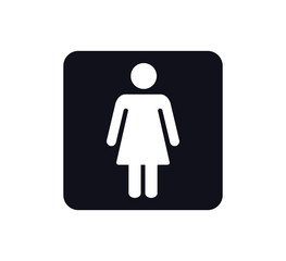 People icon ,toilet sign vector logo template