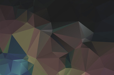 Dark low poly template Glitter abstract illustration with an elegant design esign