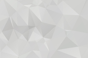 Abstract Lowpoly vector Gray background. Template for style design