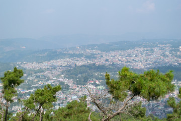 Shillong townscape from Shillong peak