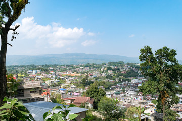 Shillong townscape from a view point