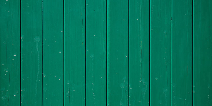 green natural weathered wooden planks background