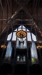 Pipe organ of a church in a small town