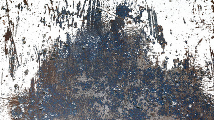 Corrosion of old iron rust,rust and oxidized metal background. Free space in the middle