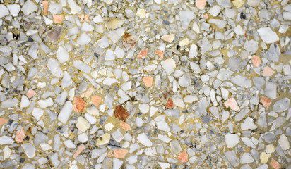 terrazzo flooring old texture or polished stone for background pattern and color beautiful