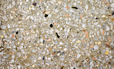 terrazzo flooring old texture or polished stone for background pattern and color beautiful