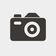 digital camera vector icon illustration photography
