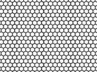 hexagonal grid honey comb textured white background 