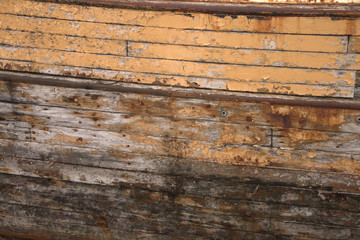 Textura de barca de madera vieja de Islandia
