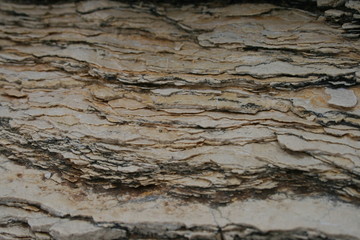 Textura de piedras en una montaña de Croacia