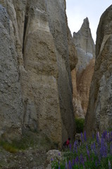 Clay Cliffs bei Omarama in Neuseeland Südinsel