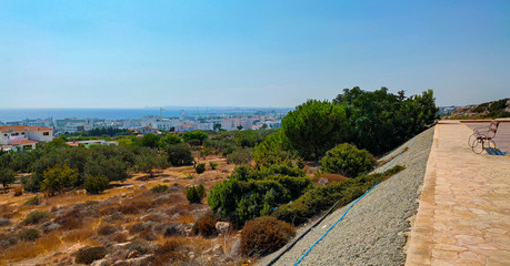 View to Ayia Napa from high hill
